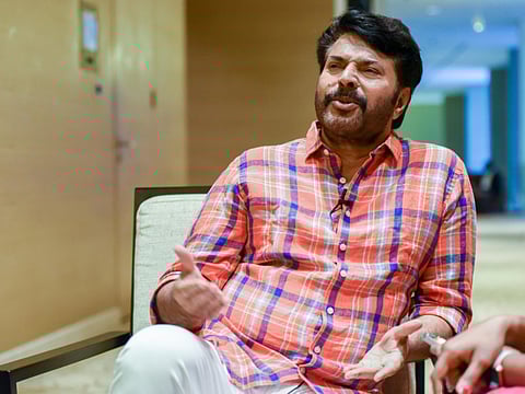 Mammootty, Malayalam award-winning actor during an interview to promote his new thriller Street Lights at the Dubai Mall, Dubai. Photo: Antonin Kélian Kallouche/Gulf News