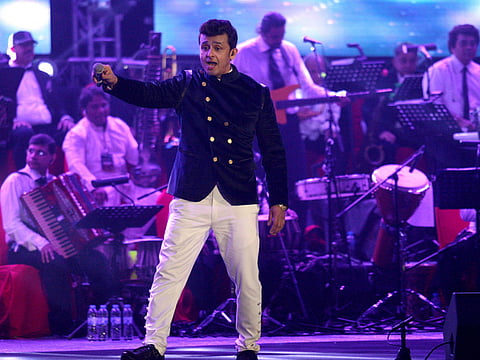 Sonu Nigam in Dubai.