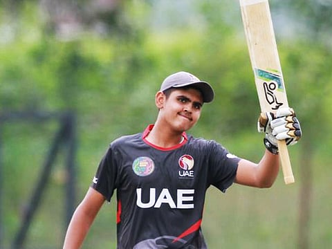 UAE U19 skipper Aryan Lakra.