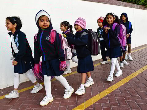 Students of JSS private school in Dubai. For illustrative purposes only.