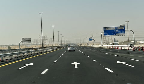 A loop on Emirates Road, in the direction of Abu Dhabi and leading to Dubai-Al Ain Road, towards Al Ain, is closed until 6am on Sunday. Picture for illustrative purposes only.
