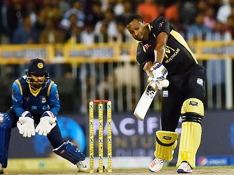 Kieron Pollard, seen in action here for the erstwhile Kerala Kings team, is no stranger to the T10 format in the UAE.