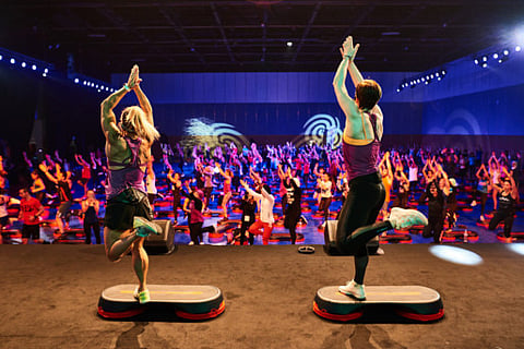 Les Mills Live at Dubai Active Show 2018.