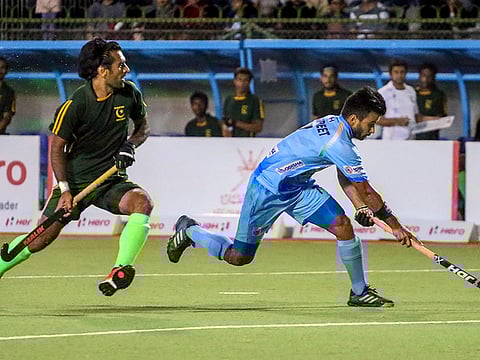Indian captain Manpreet Singh.