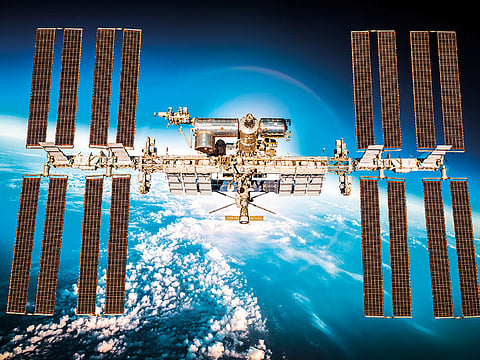 A view of the International Space Station.