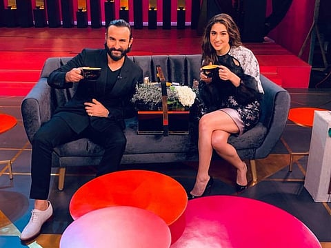 Saif Ali Khan, daughter Sara to appear on ‘Koffee with Karan’
