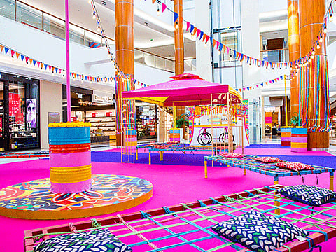 Take a walk around BurJuman mall and get immersed into the richness and diversity of Indian culture