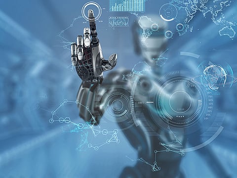 The UAE government is implementing the use of robotics and AI.