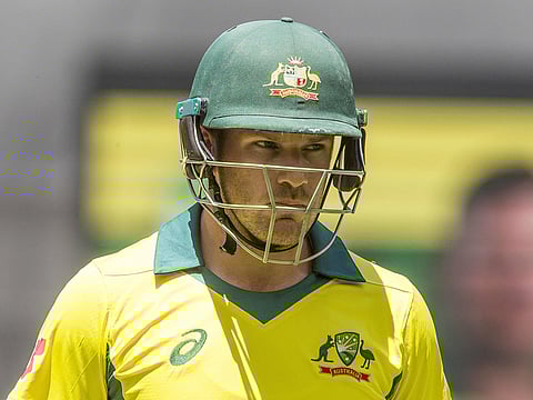 Australia's captain Aaron Finch.
