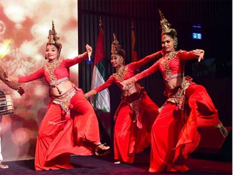 A traditional dance form in Sri Lanka
