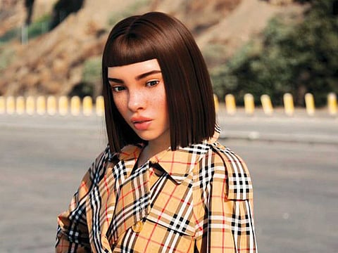 Lil Miquela, the virtual American-Brazilian pop star.