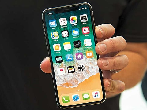 The iPhone X. Photo for illustrative purposes.