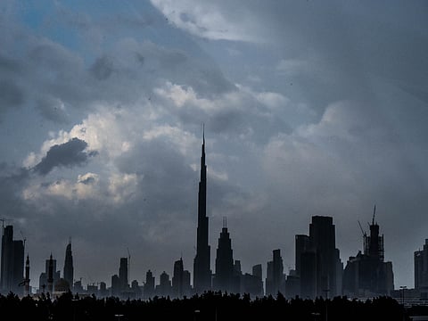 One cloudy day in Dubai.