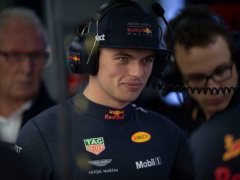 Red Bull Racing's Dutch driver Max Verstappen.