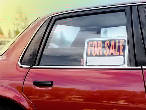 Second-hand car for sale.