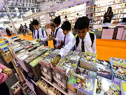 Kids at the Sharjah Book Fair
