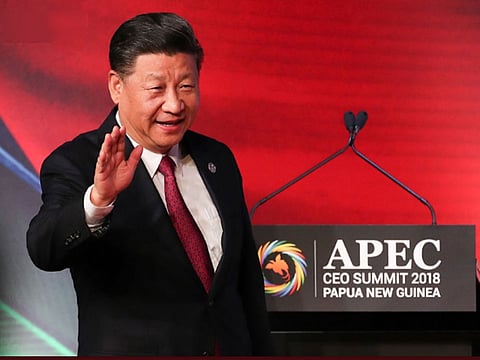 Chinese leader Xi Jinping: US sharpened attacks on China during a week of summits that ended on Sunday, most notably with a call for nations to avoid loans that would leave them indebted to Beijing.