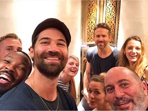 Ryan Reynolds and Blake Lively in Abu Dhabi, where the former is shooting for ‘6 Underground’.