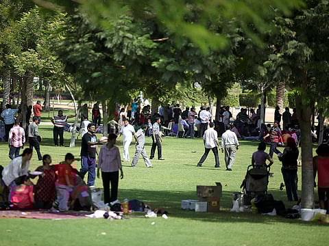 Residents at Zabeel Park in Dubai (File photo)