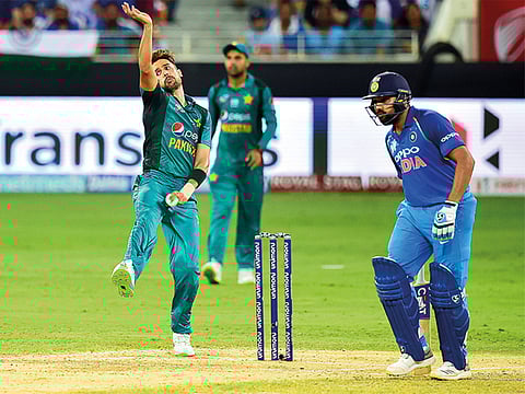 A scene from the India-Pakistan league game in the 2018 Asia Cup in Dubai.