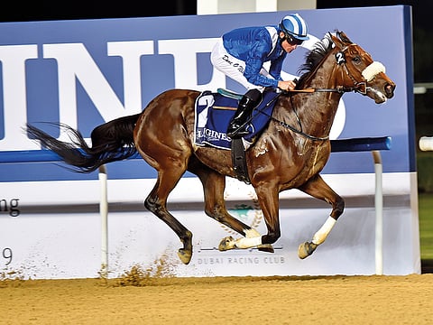 Taamol, ridden by Dane O’Neill and trained by Ali Rashid Al Rayhi, will bid to pick up back-to-back wins for the season. Gulf News, the leading newspaper in the UAE and GCC is sponsoring today’s seven-race card at Meydan Racecourse.