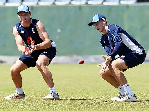 England's captain Joe Root (right), seen in a practice session with Jos Buttler, needs to live up to his reputation with the bat.