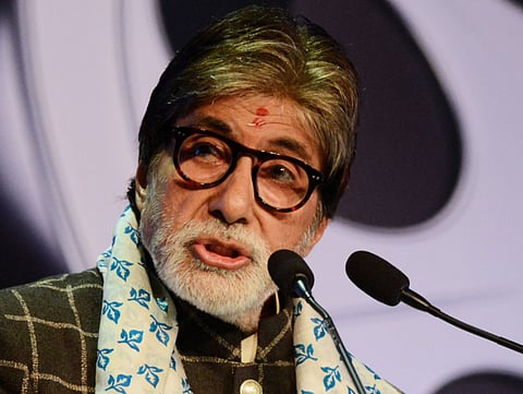 Bollywood actor Amitabh Bachchan.