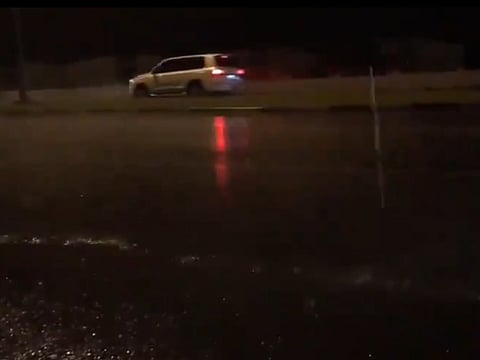 File picture of Fujairah rain. On their official Instagram page, the NCM uploaded a video of light rainfall over areas in Fujairah.