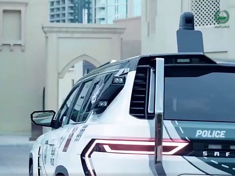 Dubai Police released a video across social networking sites of its intelligent patrol Giath.