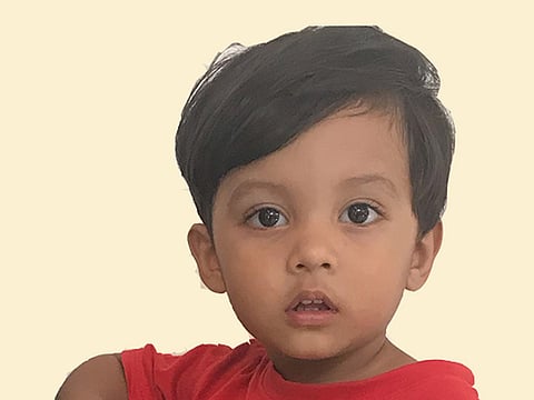 Two-year-old Hamdan bin Mohammad was unable to get an out pass in the UAE.