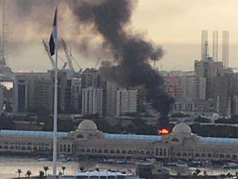 Fire broke out at around 8am in a plant nursery in Sharjah.