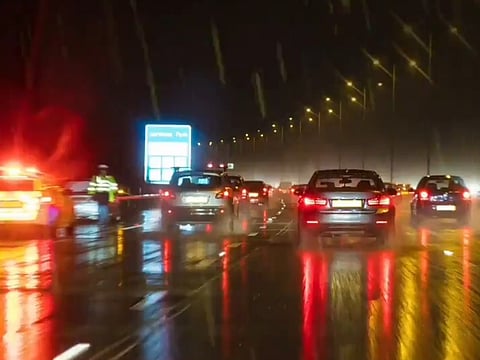 Reduced visibility in the rain makes driving hazards much harder to spot.