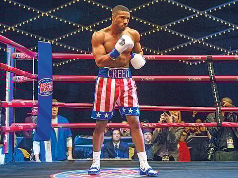 Michael B. Jordan as Adonis Creed in 'Creed II'.