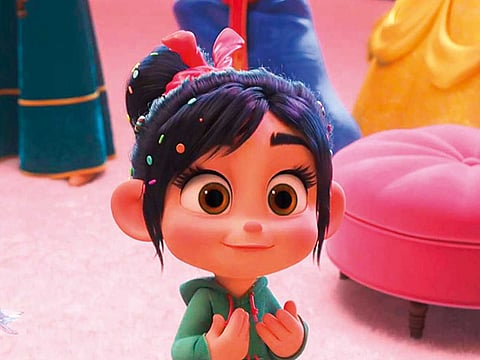 Vanellope von Schweetz voiced by Sarah SIlverman.