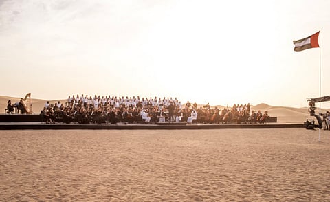 Watch: 190 nationalities sing UAE National Anthem