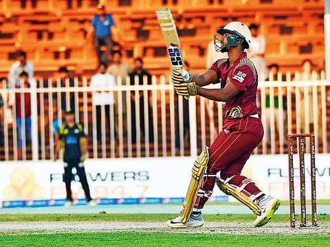 Nicholas Pooran in full flow.