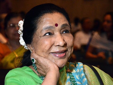 File photo of veteran Bollywood singer Asha Bhosle.