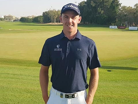 Grant Forrest at Al hamra Golf Club, Ras Al Khaimah