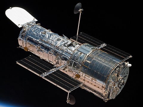 Named for astronomer Edwin Hubble, the telescope was launched in 1990.