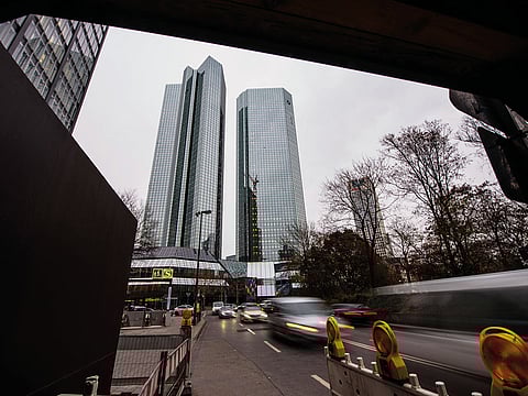Deutsche Bank headquarters in Frankfurt