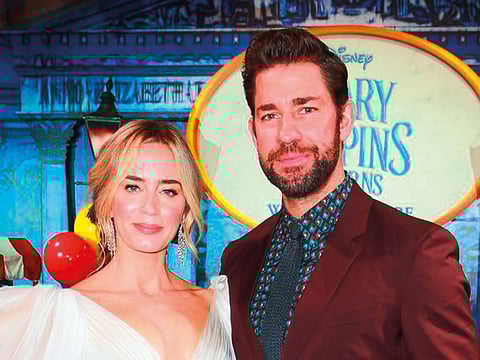Emily Blunt and John Krasinski.