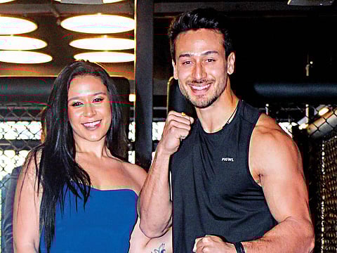 Tiger Shroff with sister Krishna Shroff