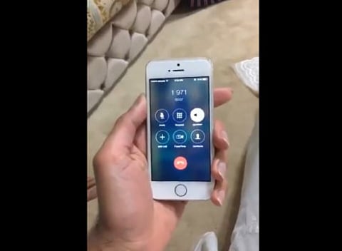 @Shaikhalbadi shared a video of the call he received from 1971