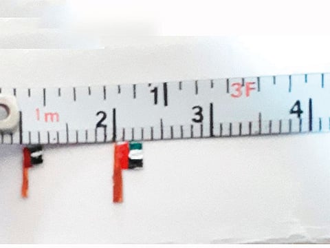 The UAE flag is only 2mm wide/
