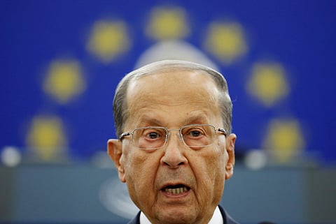 Lebanese President Michel Aoun.