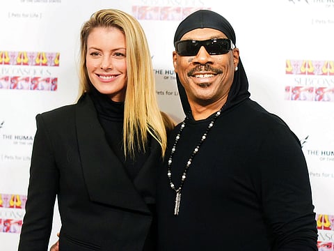 Paige Butcher and Eddie Murphy