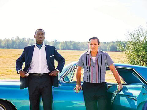 Mahershala Ali and Viggo Mortensen in ‘Green Book’.