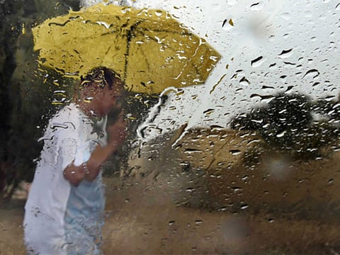 Cloudy skies across the UAE