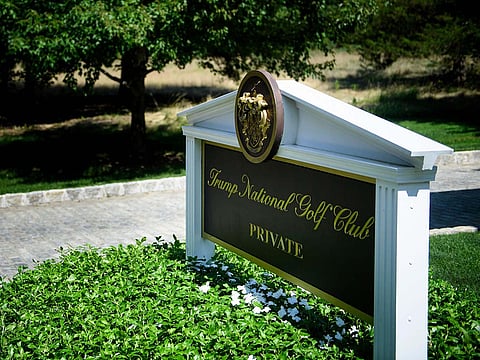 The Trump National Golf Club in Bedminster, New Jersey.