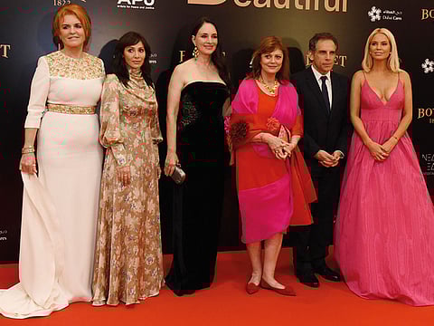 Sarah Ferguson, Natalie Imbruglia, Madeline Stowe, Susan Sarandon, Ben Stiller and Caroline Stanbury